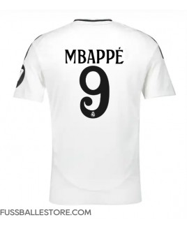 Günstige Real Madrid Kylian Mbappe #9 Heimtrikot 2024-25 Kurzarm